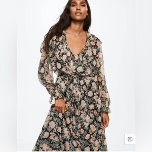 Floral print dress